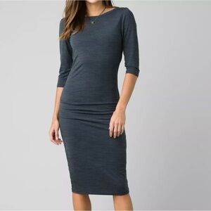 Prana Nanette Olive Green Dress